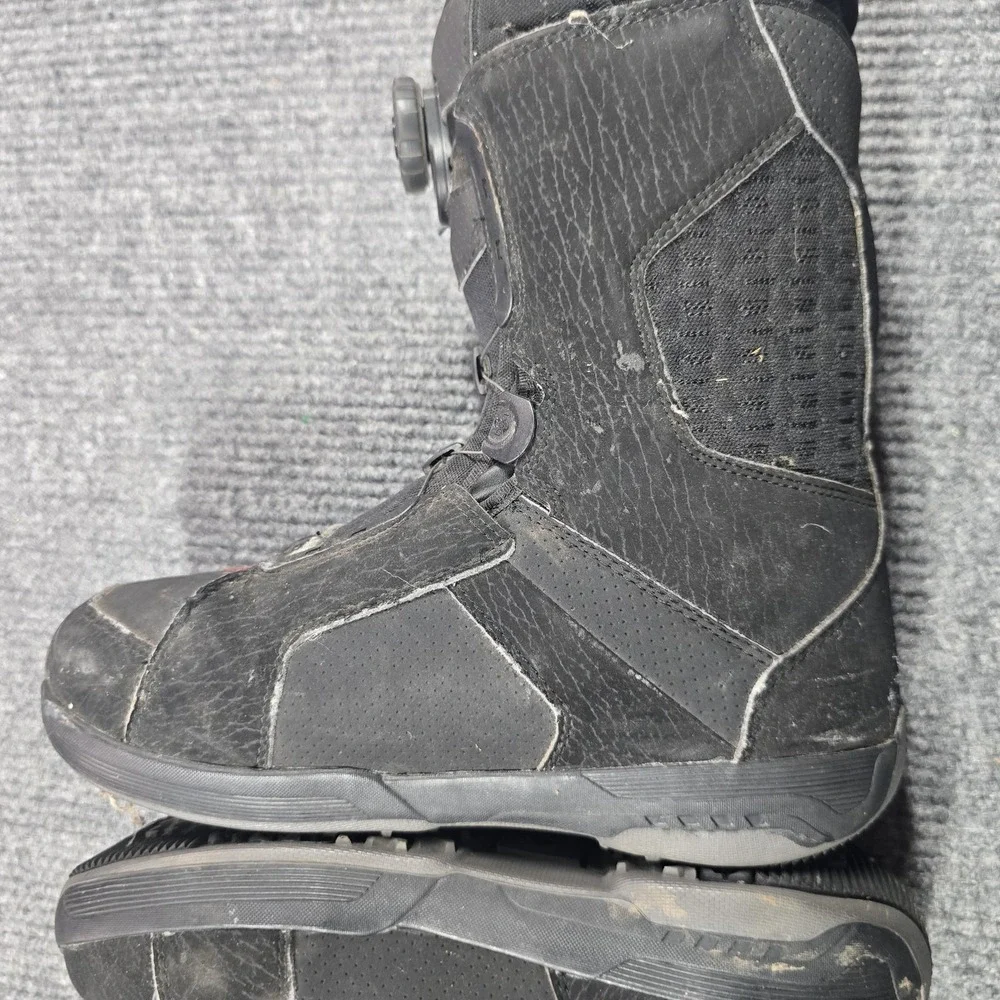 Salomon Savage Snowboard Boots Mens‎ 27.0 US 9 Black Rubber Sole Freestyle
